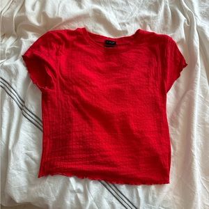 Red Urban Outfitters Top